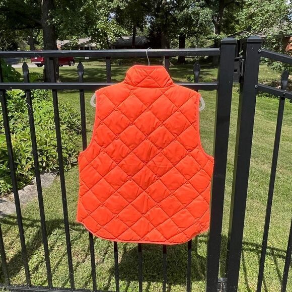 J Crew Neon Down Puffer Vest - Picture 6 of 6
